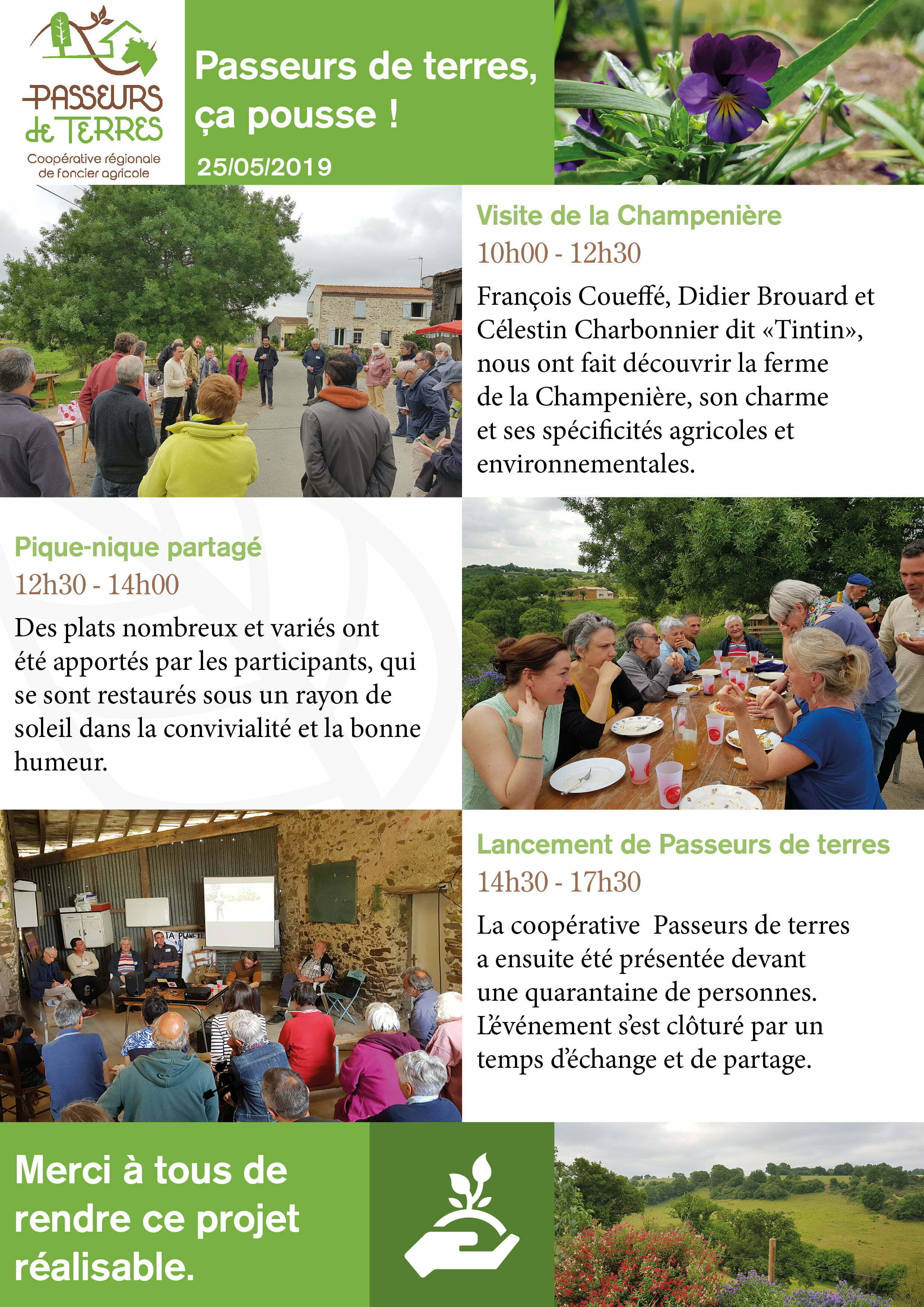 Lancement Passeurs de terres 25 mai 2019
