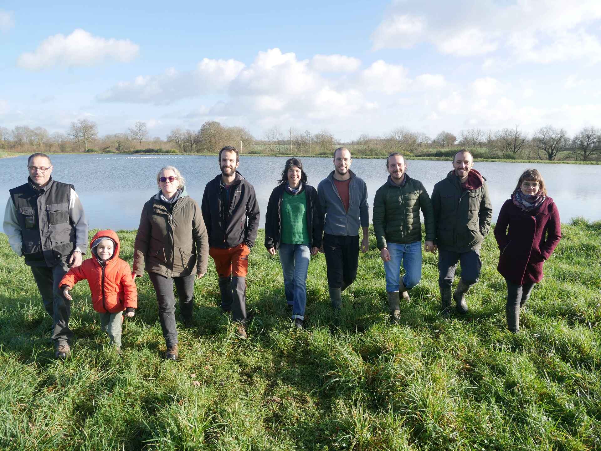 les fermiers des Fermes de l'Etang